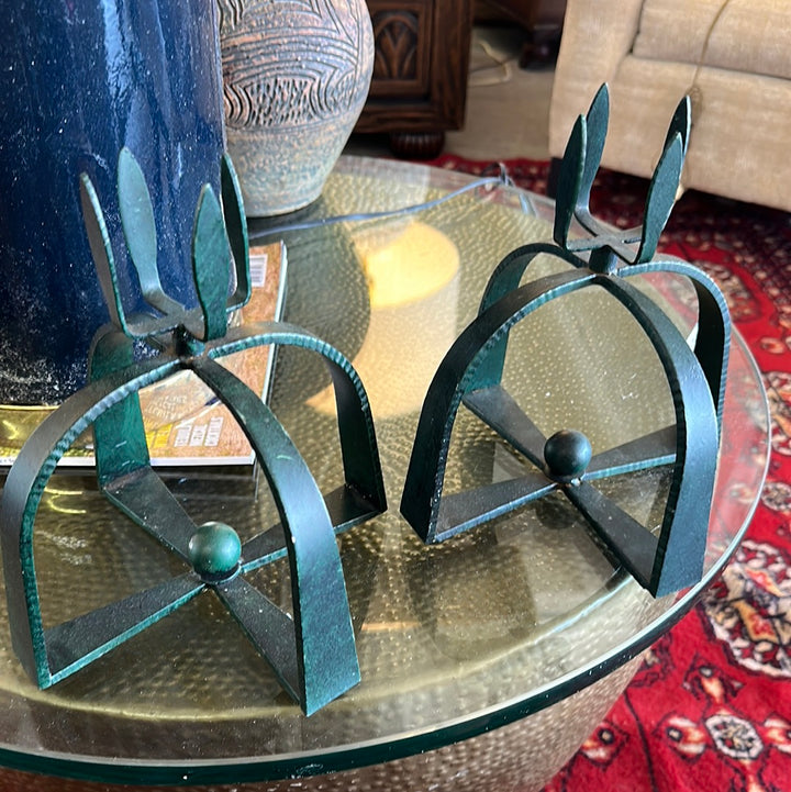 Pr Iron candle holders