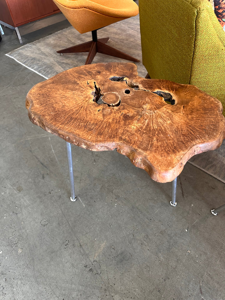 Live edge larger side table