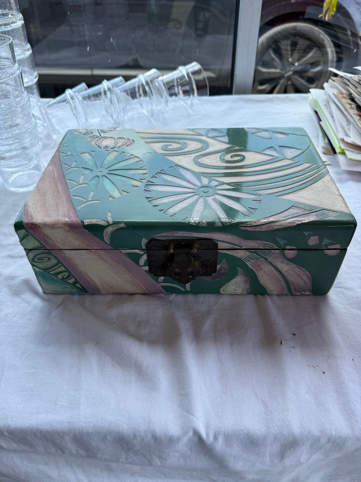 Decorative painted box
