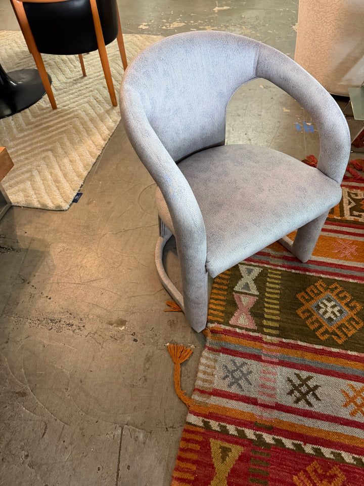 Set/4 post modern game table chairs