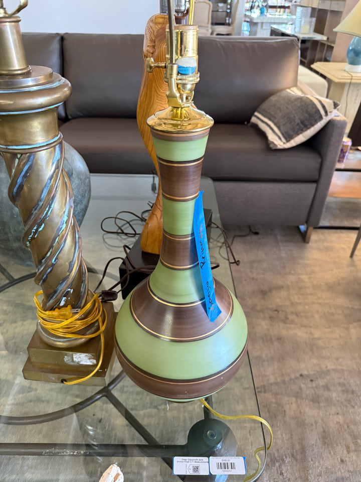 Gold stripe lamp