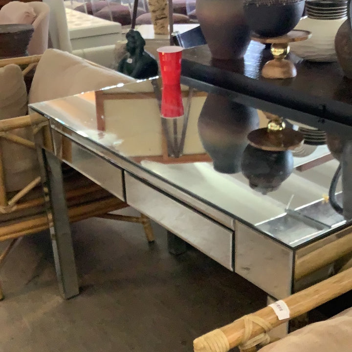 Mirrored desk