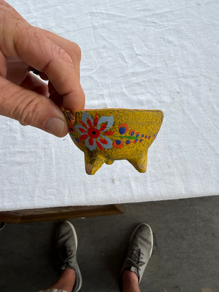 Colorful small Mexican ashtray