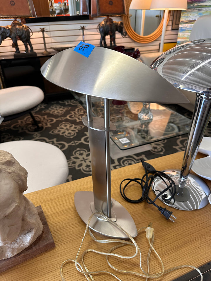 Steel desk lamp