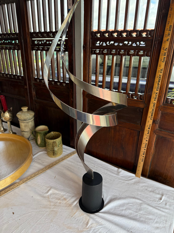 Post Modern Chrome sculpture