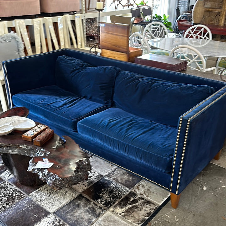MGBW blue sofa