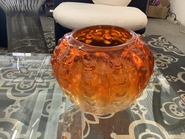 Sm Orange Vase