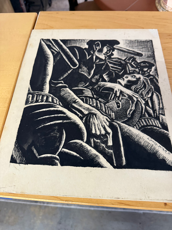 Lynd Ward Block print 1932