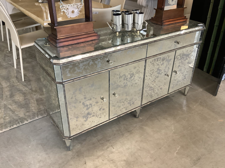 Currey & Company antique mirrored Dresser