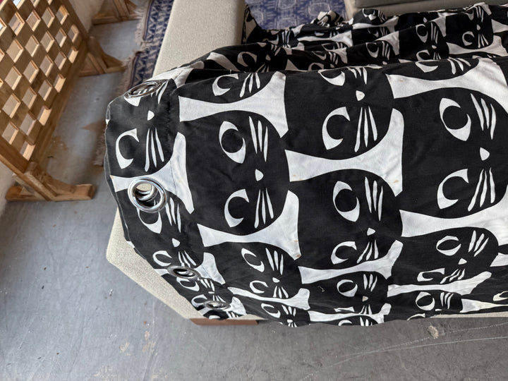 Cat Print curtains 4 panels