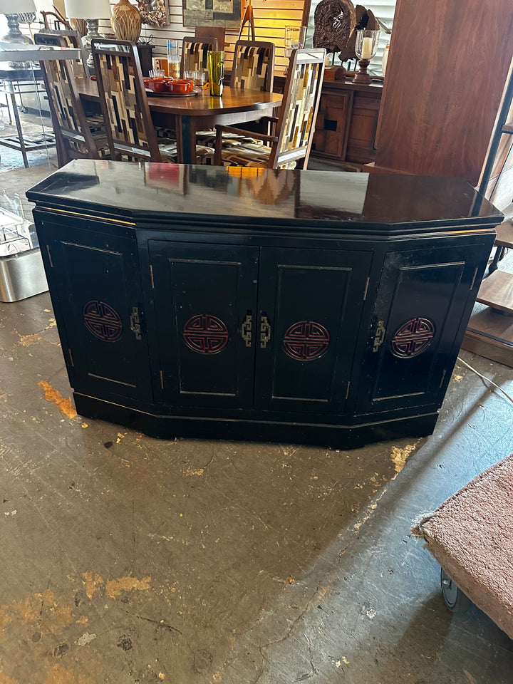 Chinoiserie Blk cabinet