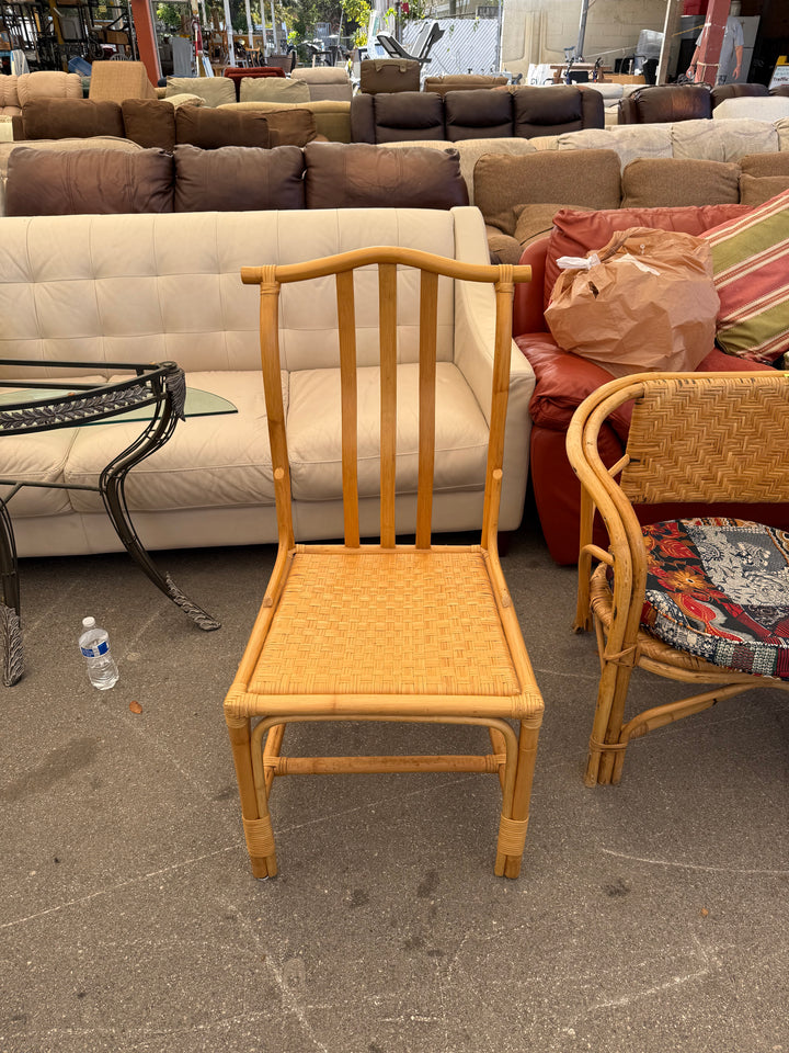 Rattan desk chair