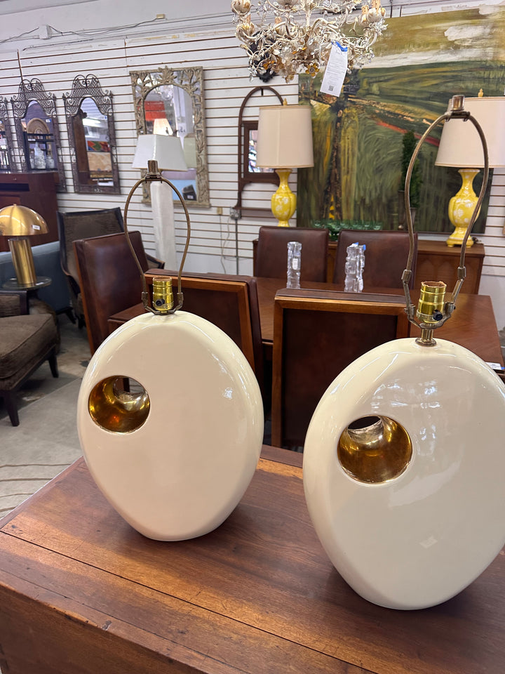 Gold beige pr lamps