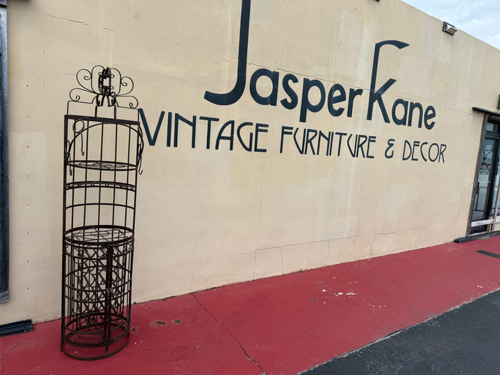 Birdcage style wine iron cabinet