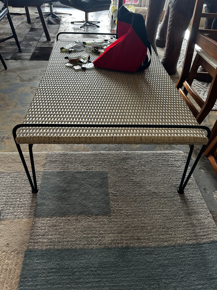 CB2 Wicker/iron table