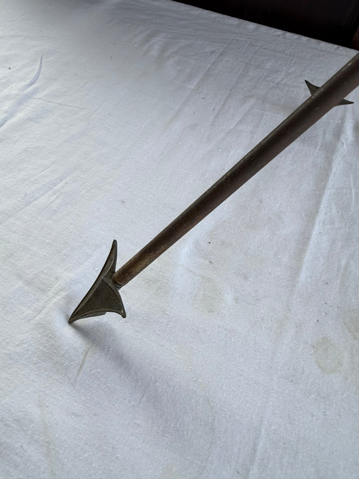 Brass arrow tripod table base