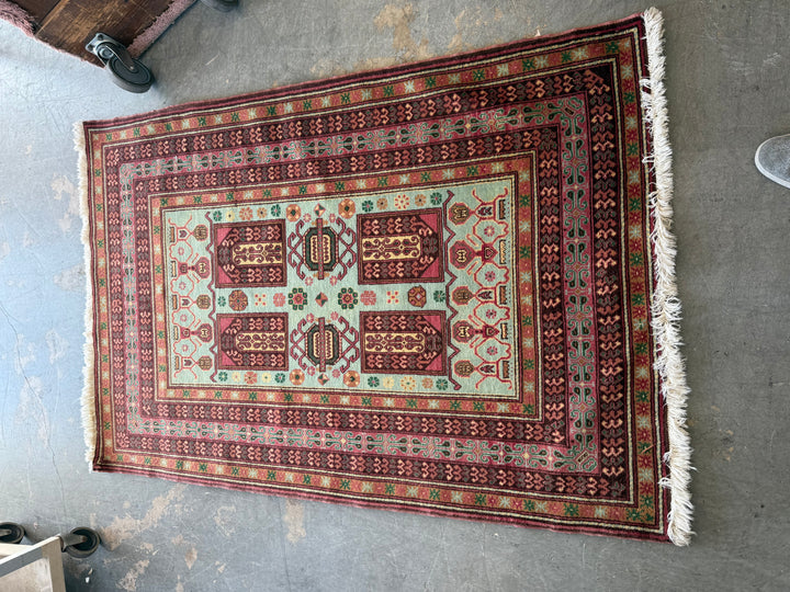 Vintage Nebati Turkish Rug