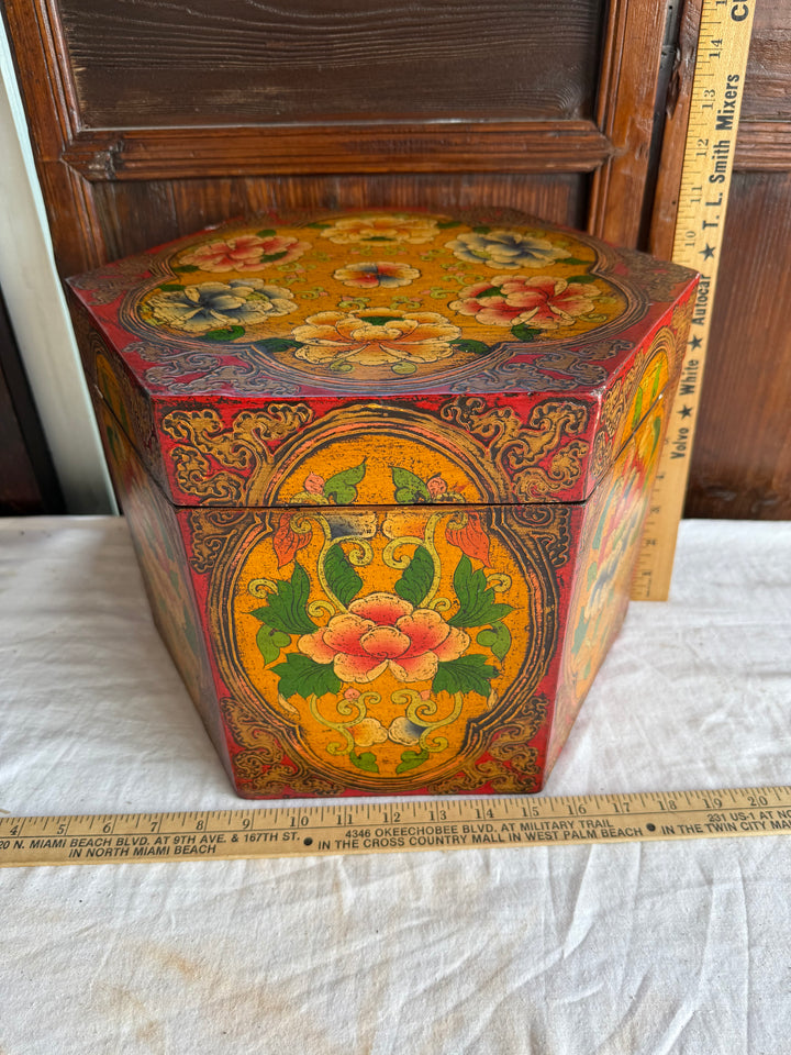 Tibetan style octagon box