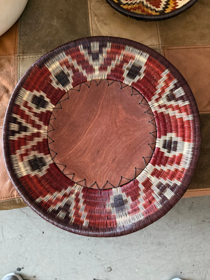 African woven 2pc plates