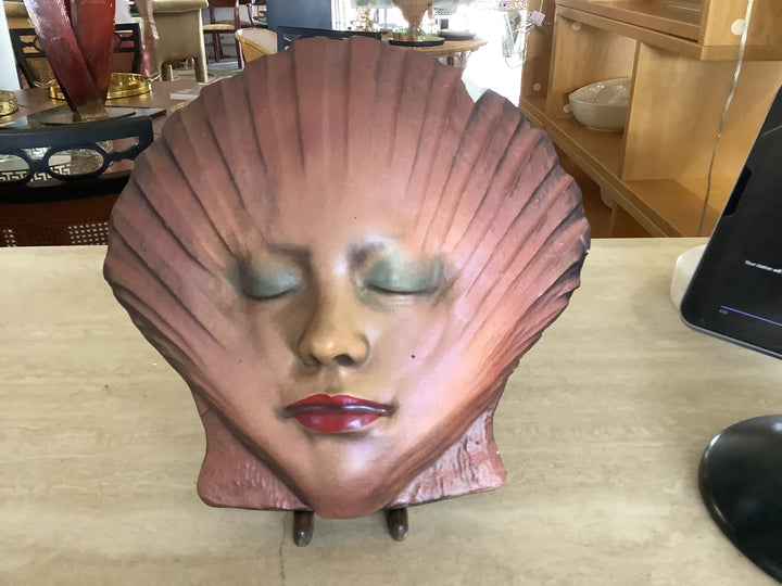 Shell Face Sculpture - As Is
