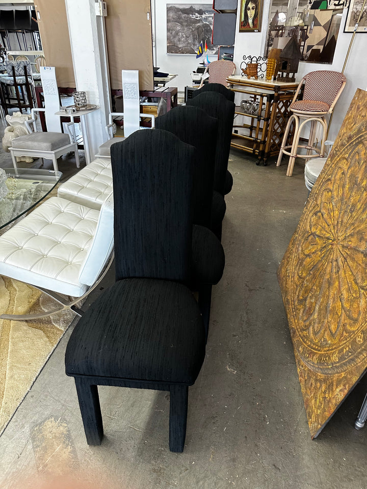 Set/4 Blk dining chairs