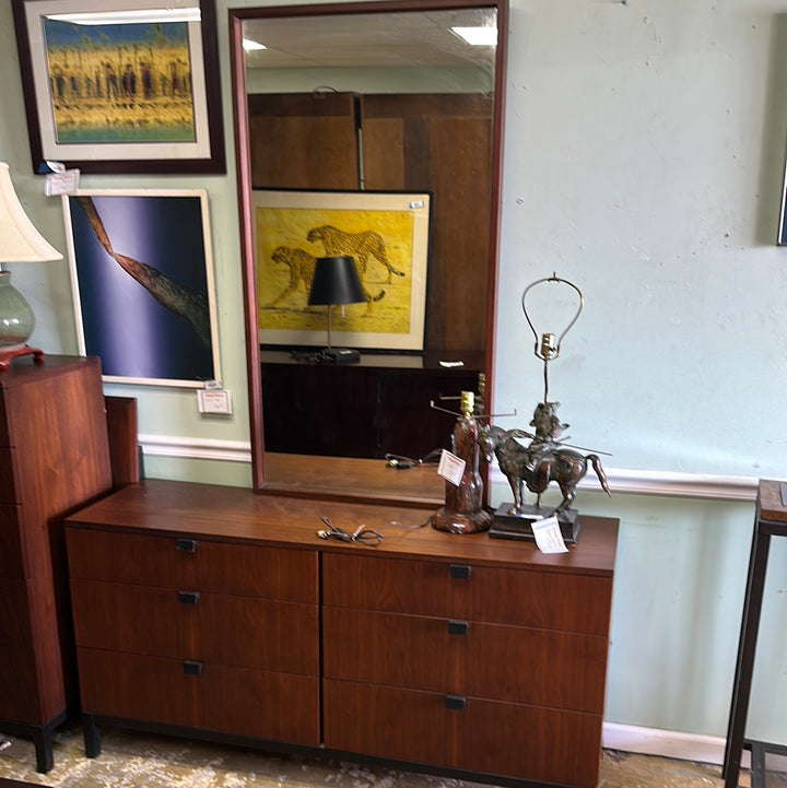 MCM dresser with mirror