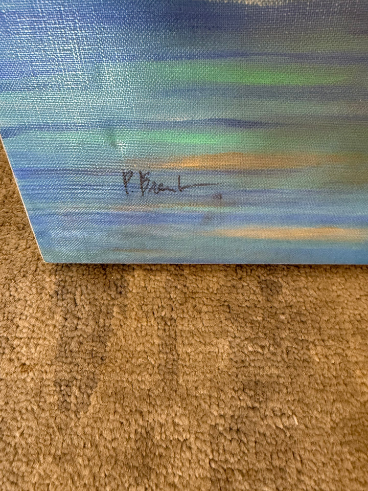 Tropical beach art
