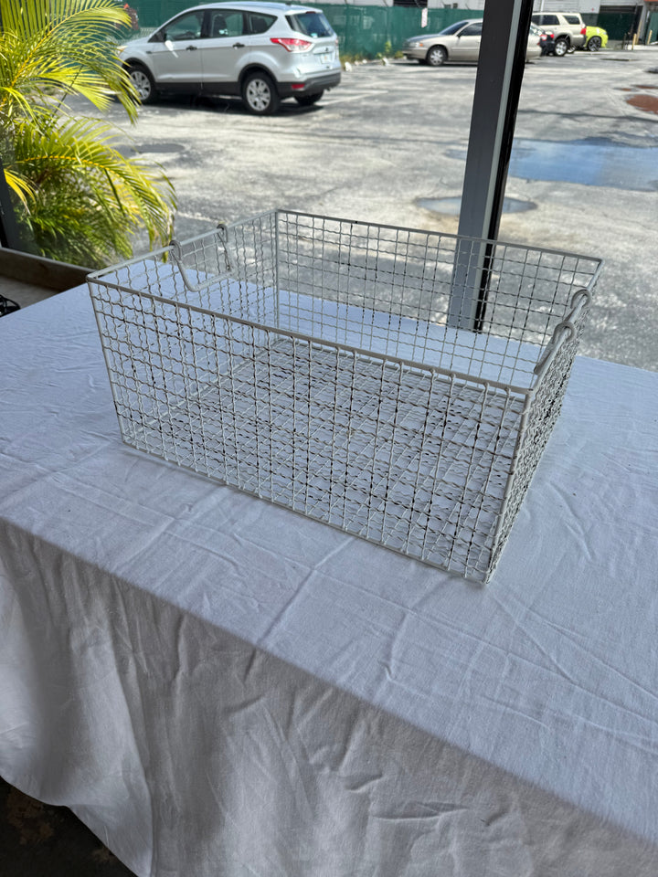 Large metal basket
