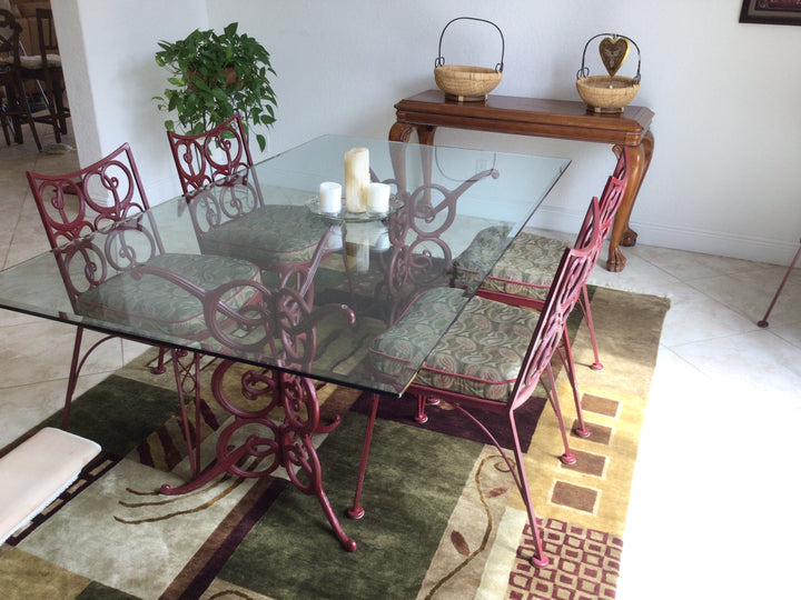 Scroll Iron dining set