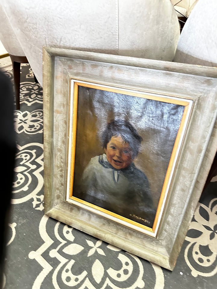 Vintage baby art