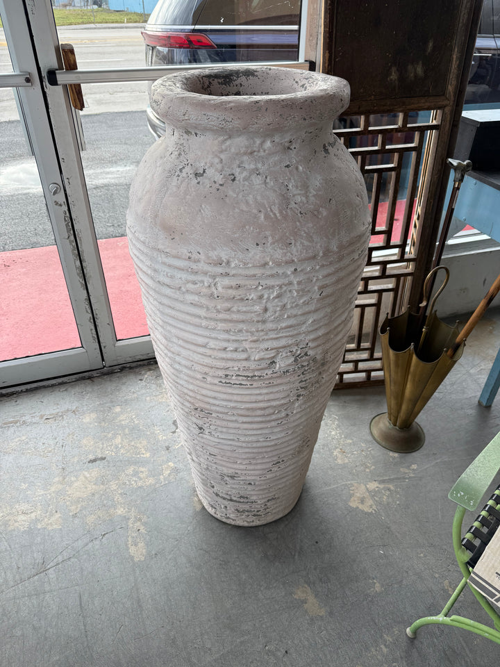 Large Faux concrete planter