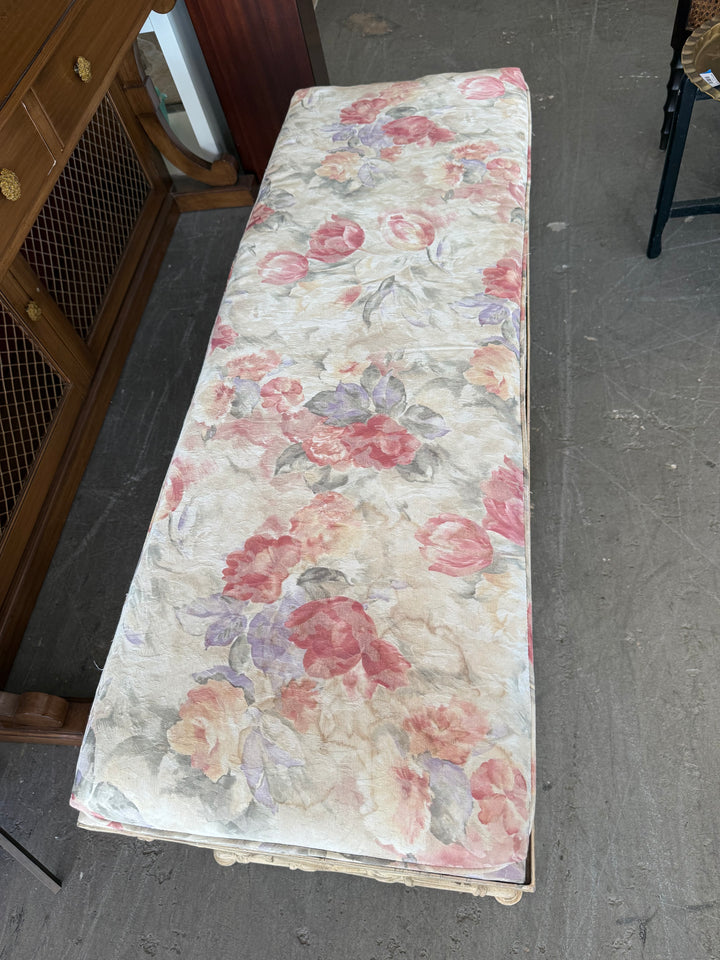 6 legged Faux Bamboo bench