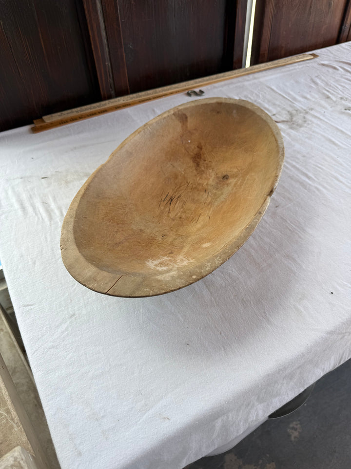 Rustic wood bowl