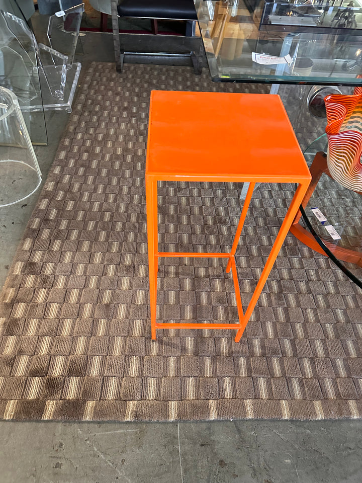 Orange pedestal
