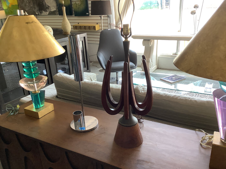 MCM walnut lamp Adrian Pearsall?