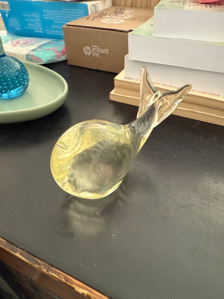 Glass whale