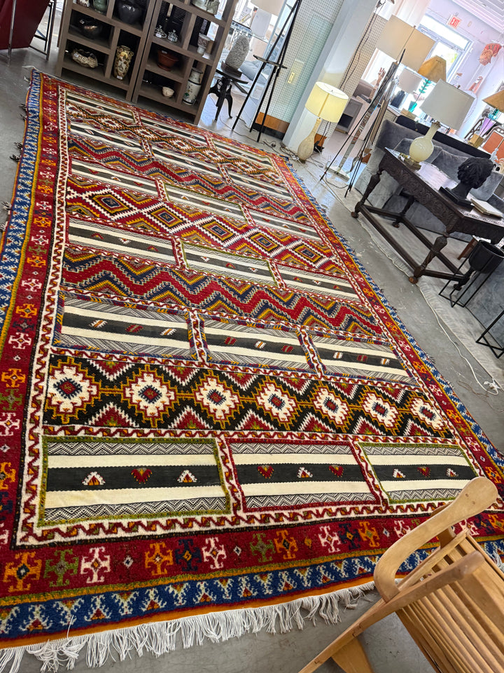 Vintage Large Berber Kilm rug