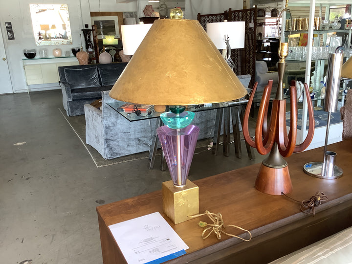 Van Teal lucite lamp