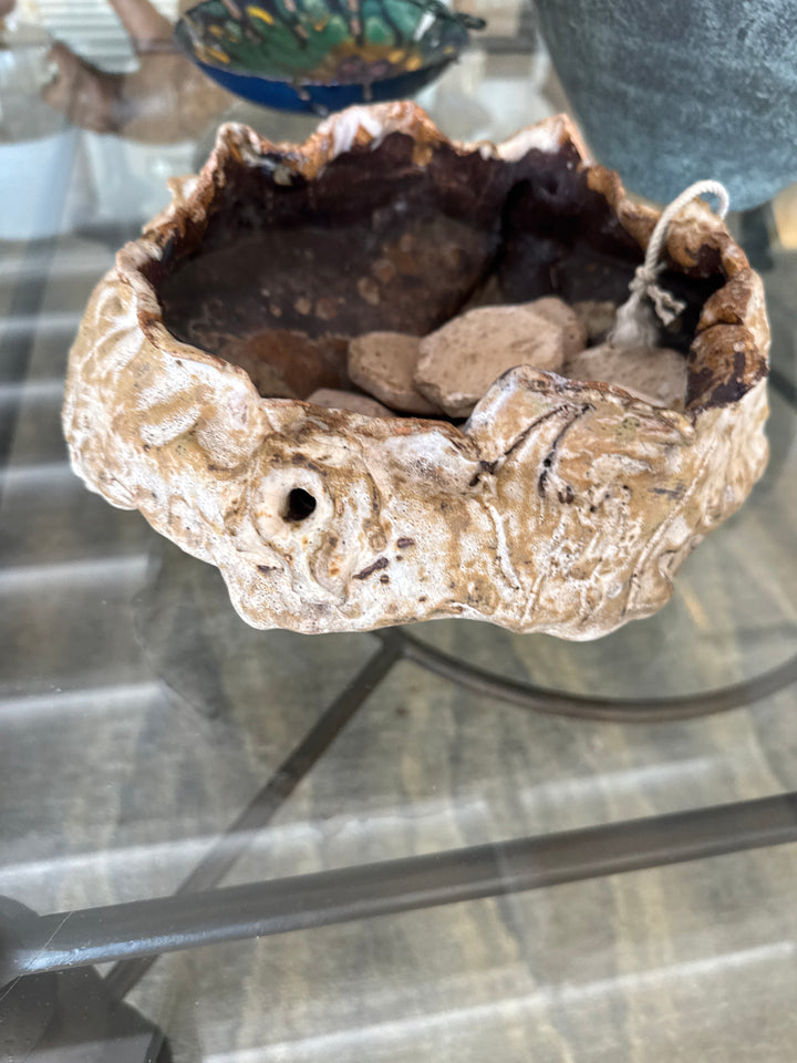 Unique textured pottery