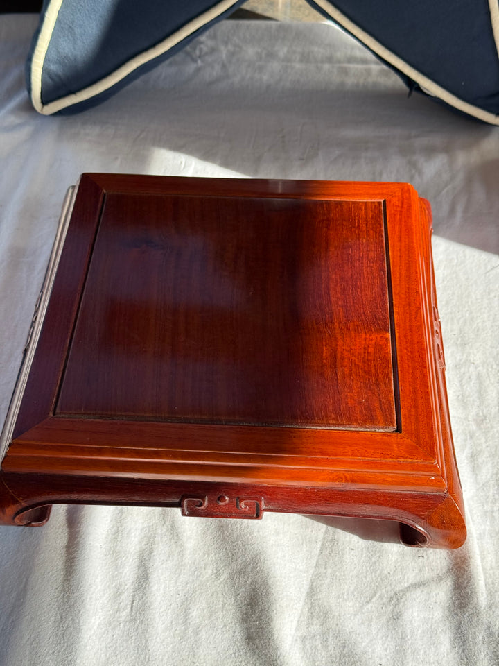 Square Asian pedestal base