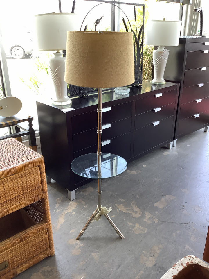 Faux Bamboo floor lamp