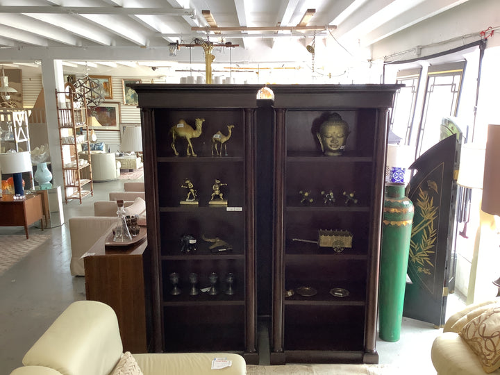 Pr Tall bookcases