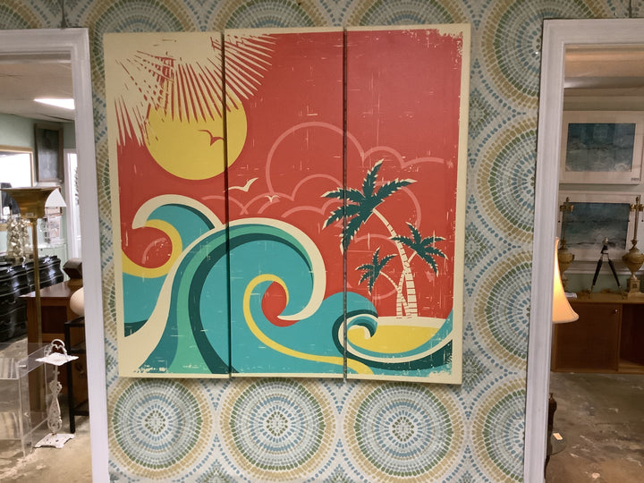 Trio Beach art