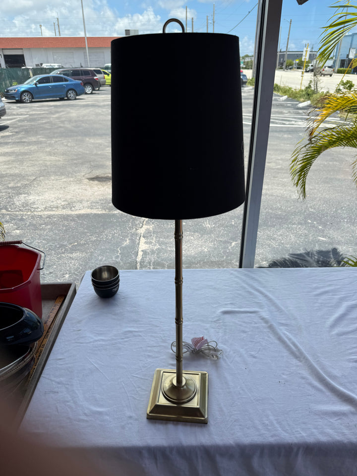 Faux bamboo lamp