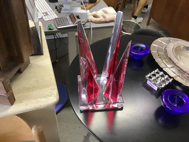 David Muniz Lucite sculpture