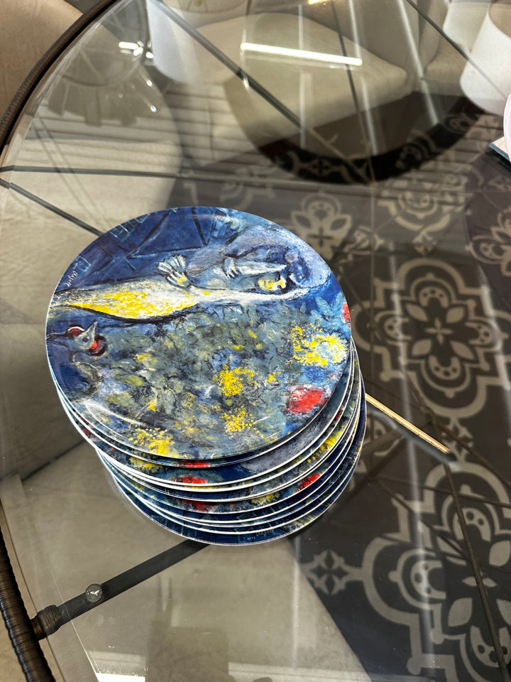 Chagall plate unboxed