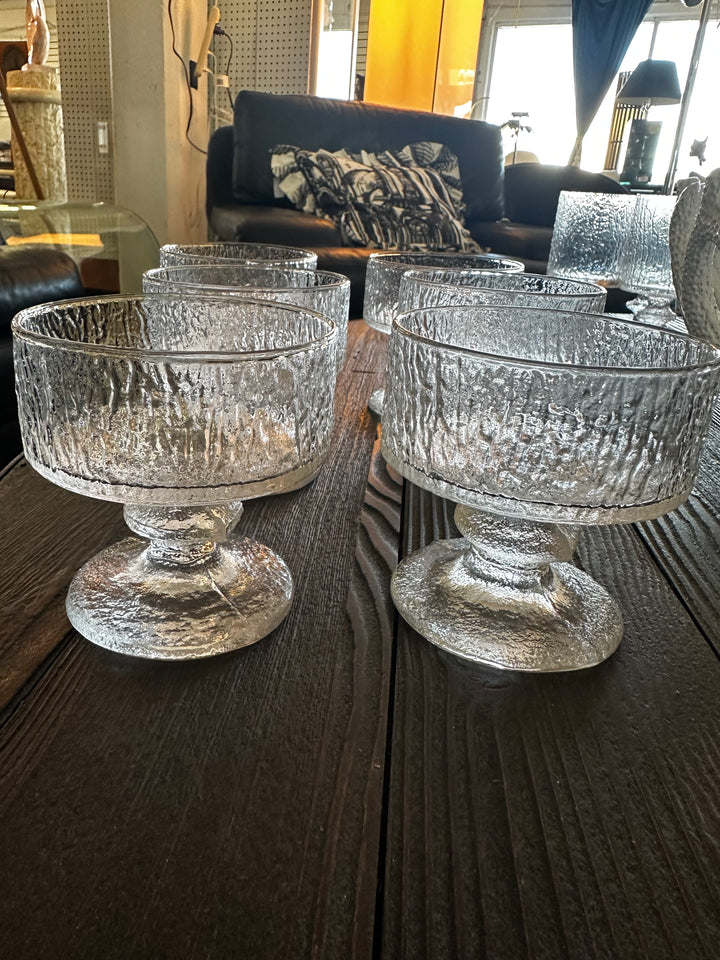 Set/6 Festivo sherbet glasses