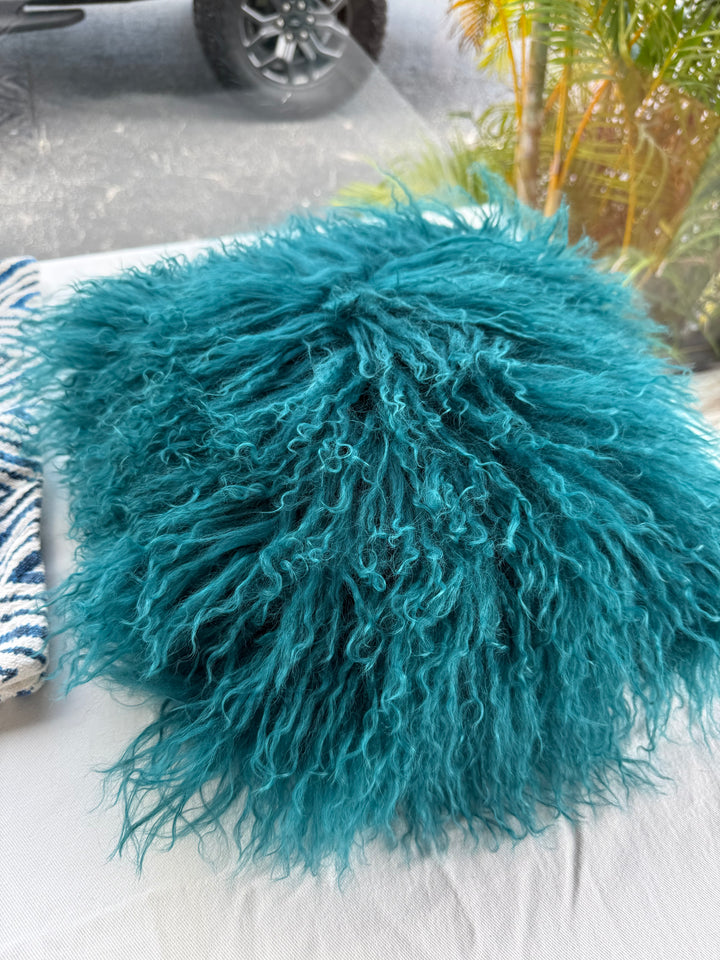 Mongolian wool sm pillow