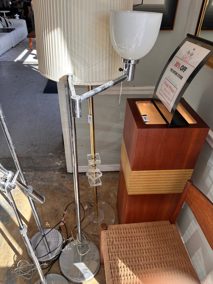 Vintage Chrome floor lamp