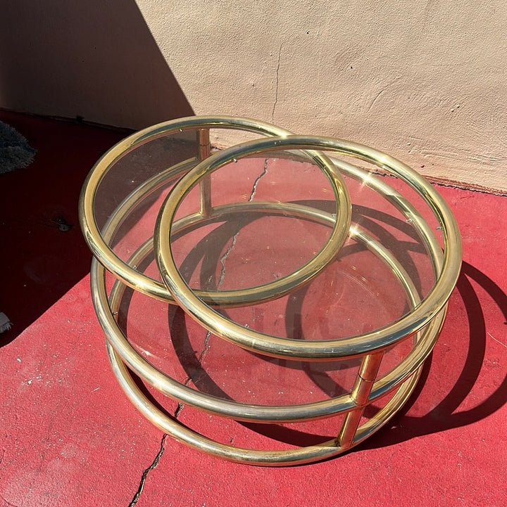 Post Modern brass table